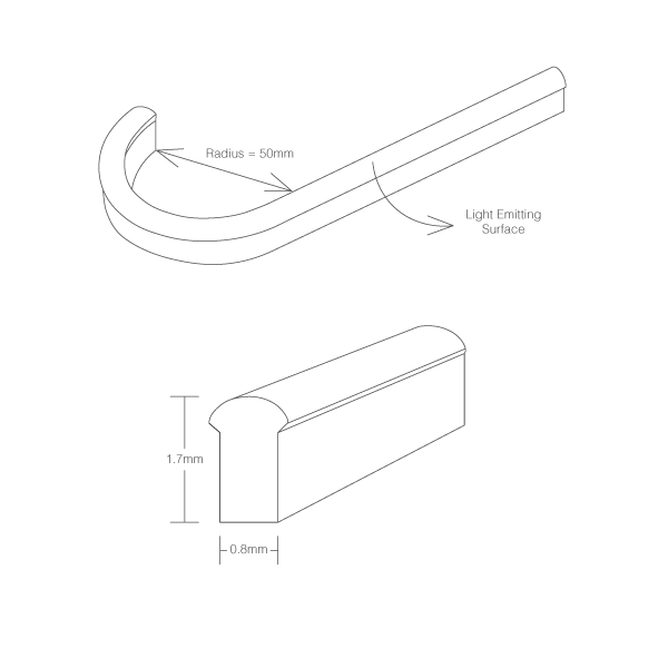 4. LED Single Color Neon Strip Light IP67