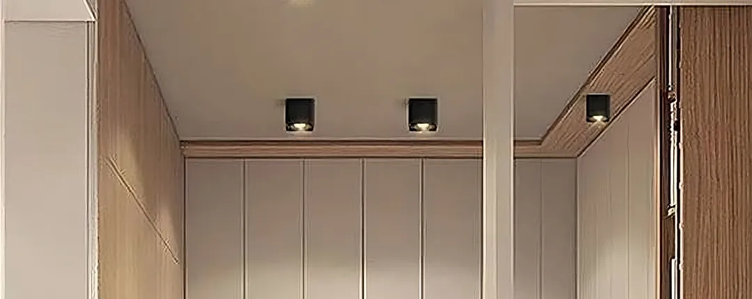 bg LED Square Surface Fixtures
