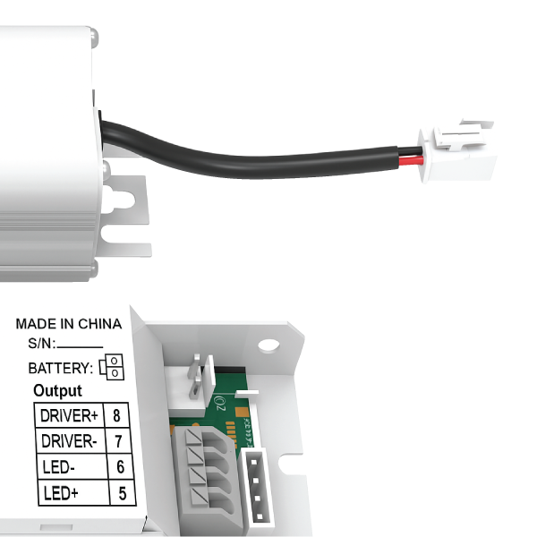 2. LED Inner Emergency Backup Wide Voltage 36 150V DC