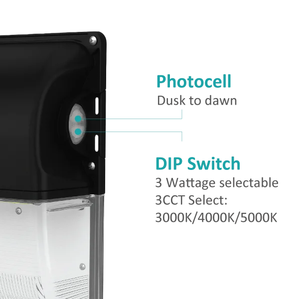 2. LED Mini Wall Pack 3CCT