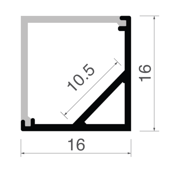2. Slim Cornerback profile ZLPA 10