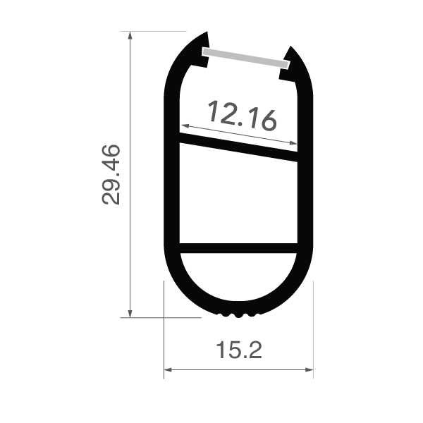 2. Suspended profile ZLPA 05