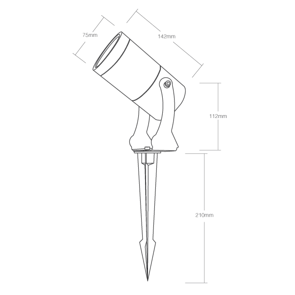 3. LED Spike Flood Fixture for PAR20
