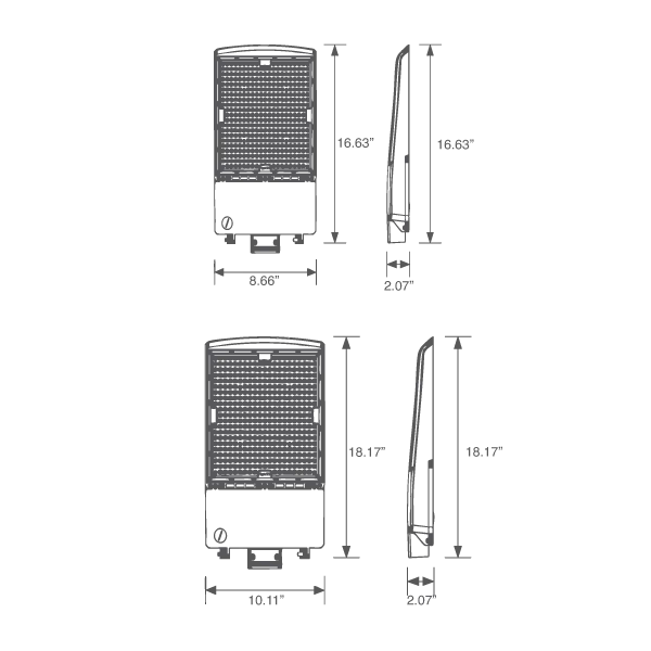 4 .LED Street Light Wattage Selectable