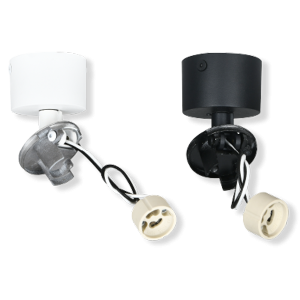 LED Modular GU10 Round Surface Fixture Base