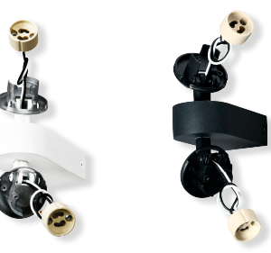 led modular gu10 wall fixture adjustable angle base