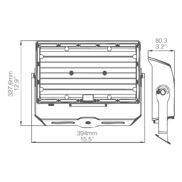 LED Universal Flood Light CCT & Wattage Selectable costa rica